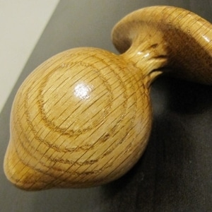 Lumberjill, Handcrafted Plug, adult wooden sex toy