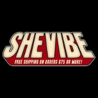 Promotions, SheVibe logo, black background