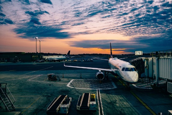 Meet Your Captain, Pleasure Connoisseurs Airplane, blue sky and clouds, airline maintenance.