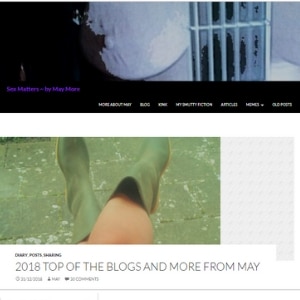 2018: Pleasure Connoisseurs. Image of May Moore's blog